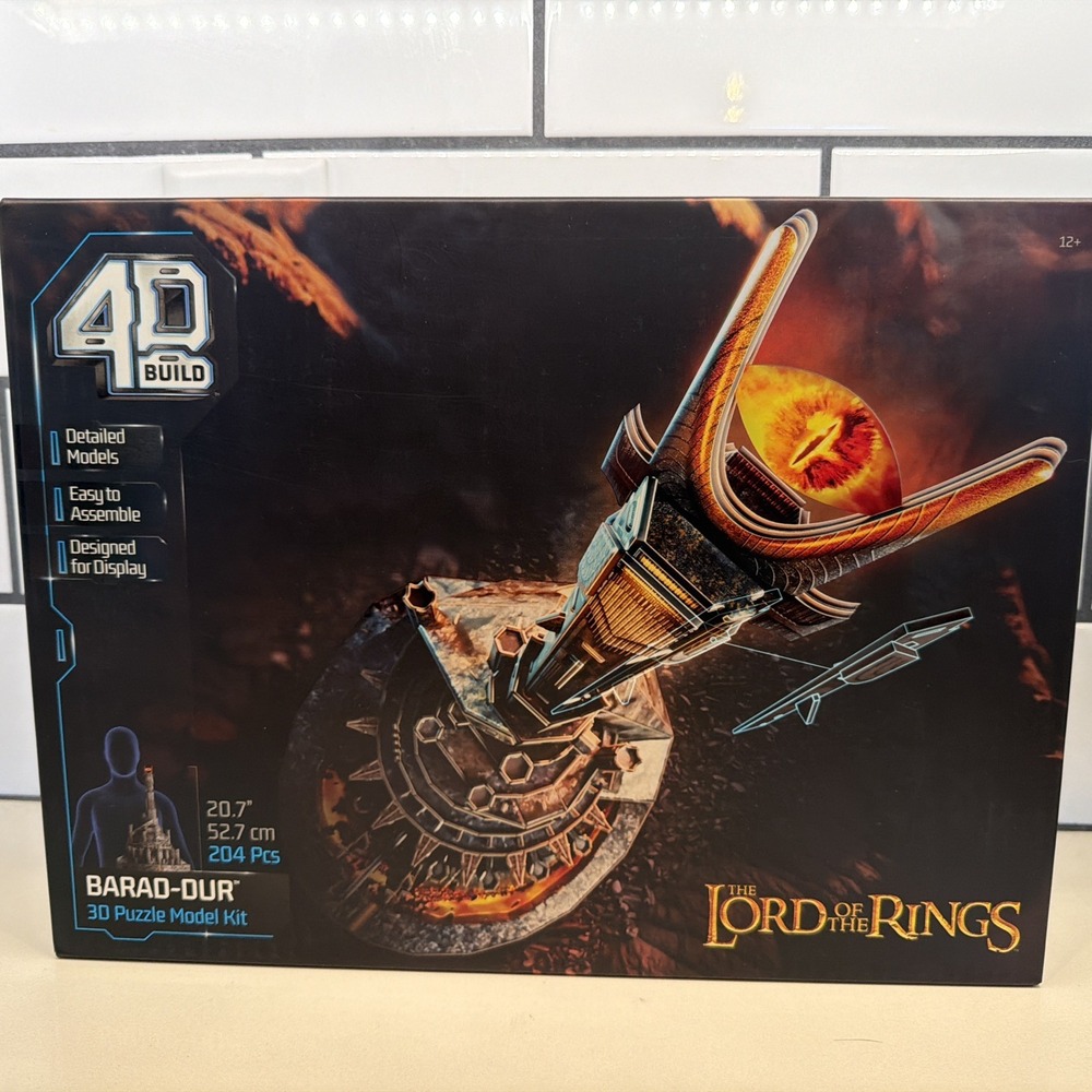 NEW Sealed 4D Build Lord of the Rings Barad-Dur Eye of Sauron 3D Model Kit